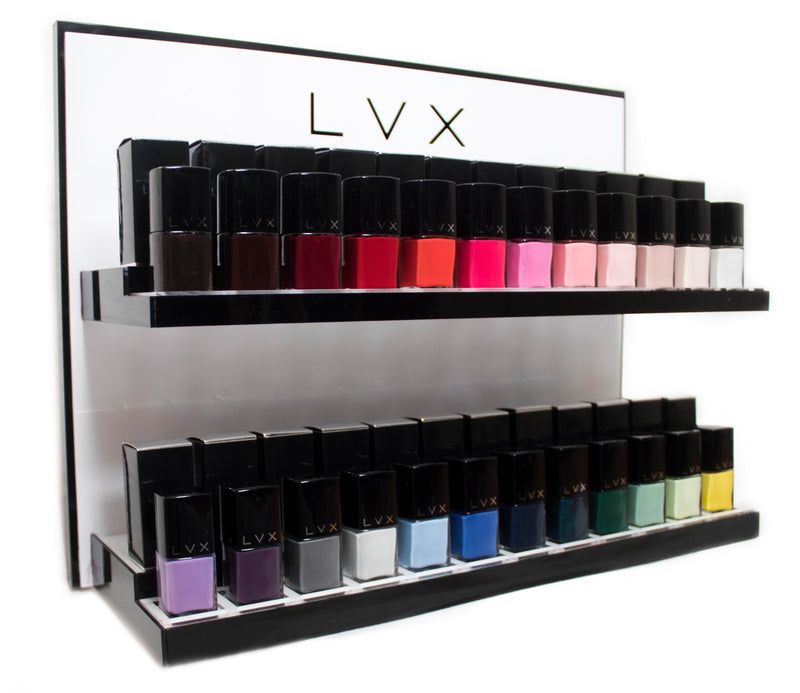 RETAIL DISPLAY - 24 UNIT - LVX Luxury Nail Polish
