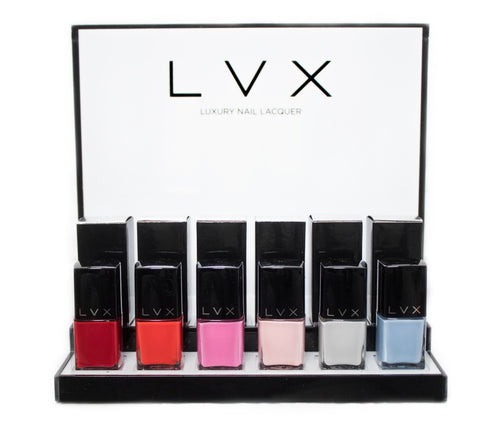 RETAIL DISPLAY - 6 UNIT - LVX Luxury Nail Polish