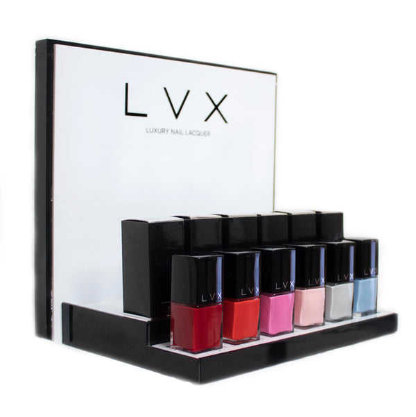RETAIL DISPLAY - 6 UNIT - LVX Luxury Nail Polish